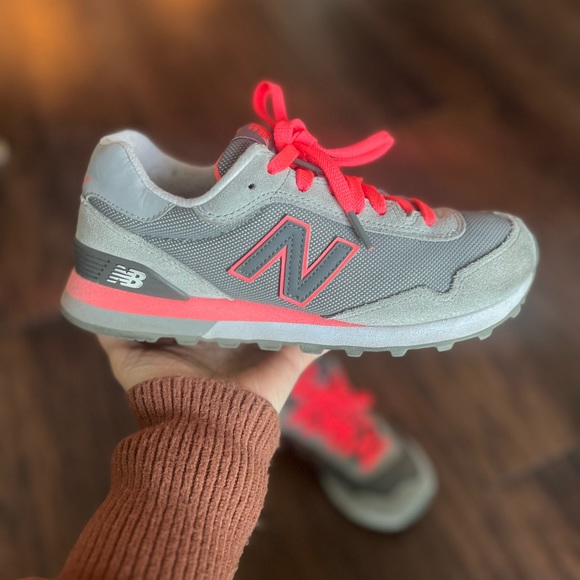 New Balance Shoes - Gray & Pink New Balance Sneakers: Size US 6.5 (EU 37)